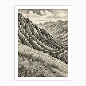 California Landscape Art Print