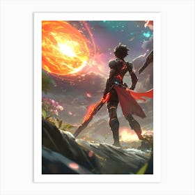 Hero Of Legend Art Print