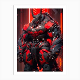 Overwatch Demon Art Print