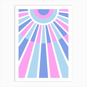 Abstract Sunburst Art Print