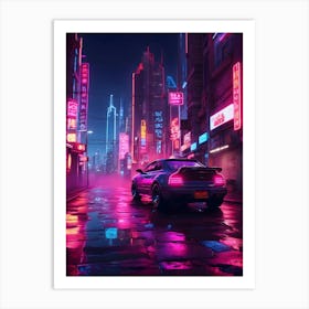 Neon City 2 Art Print