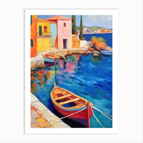 Crete Greece 2 Fauvist Painting Art Print