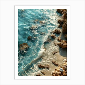 Rocky Beach Art Print