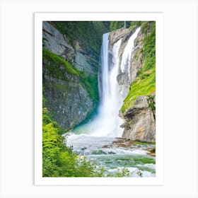 Grawa Waterfall, Austria Majestic, Beautiful & Classic (1) Art Print