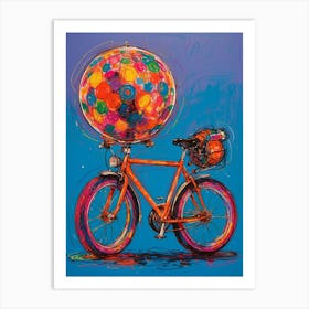 'Doughnut Bike' Art Print