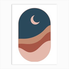 Moon In The Sky.Wall prints. Art Print