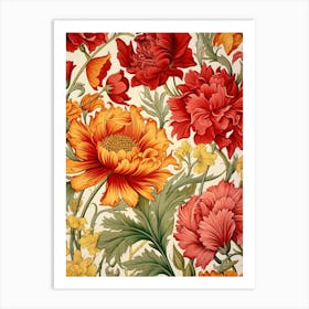 Carnations 8 Art Print