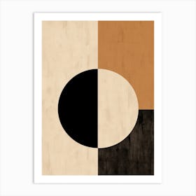 Koblenz Contrast, Geometric Bauhaus Art Print