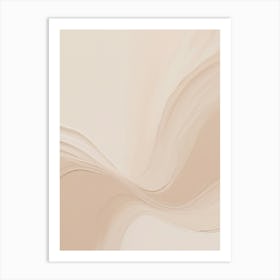 Beige Makeup Texture Art Print