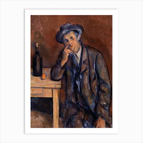 The Drinker, Paul Cézanne Art Print