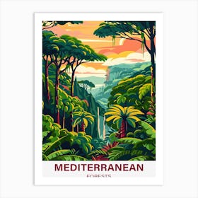 Mediterranean Forest Art Print