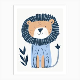 Lion Painting 8 Art Print