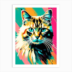 Cat Watcher Art Print