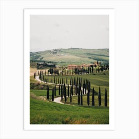 Val d'Orcia Italy | The green hills of beautiful Tuscany Art Print