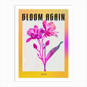 Hot Pink Orchid 1 Poster Art Print