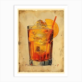 Aperol Spritz Art Print 256 Art Print