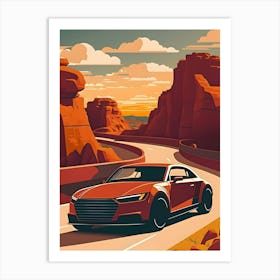 Audi Tt Road Trip Art Print