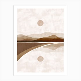 Abstract Landscape Painting 4 Art Print