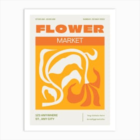 Flower Market Art Print