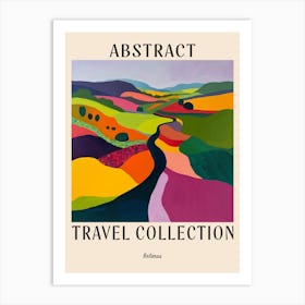 Abstract Travel Collection Poster Belarus 3 Art Print