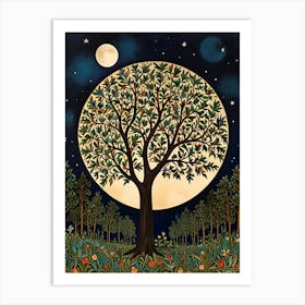 William Morris Tree Of Life 4 Art Print