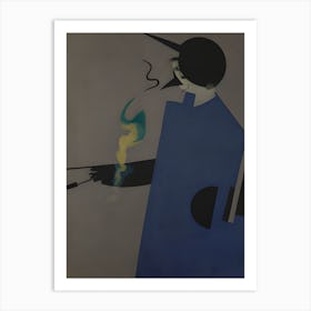 'Smoke' Art Print