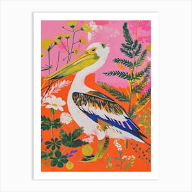 Spring Birds Pelican 2 Art Print