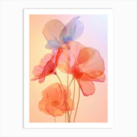 Dreamy Inflatable Flowers Nasturtium 3 Art Print