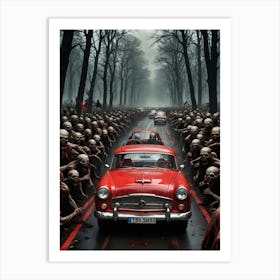 Zombie Apocalypse Art Print