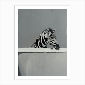 Zebra 11 Art Print
