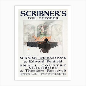 Scribner's For October, Edward Penfield Art Print