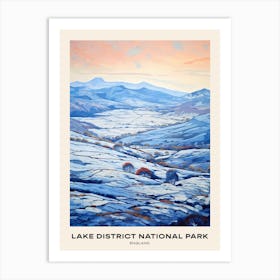 Lake District National Park England 3 Poster Art Print