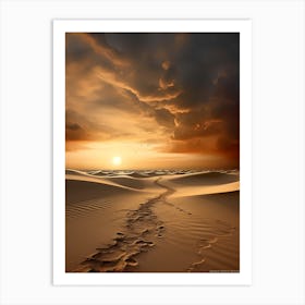 Path In The Sand 1 Art Print