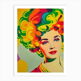 Lillian Gish Colourful Pop Movies Art Movies Art Print