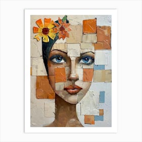 Abstract Of A Woman 82 Art Print