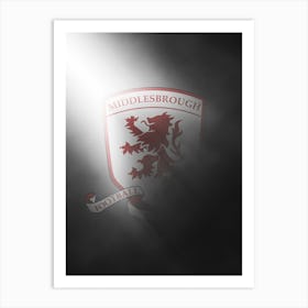 Middlesbrough Football Poster Art Print