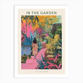 In The Garden Poster Powis Castle Gardens United Kingdom 4 Art Print