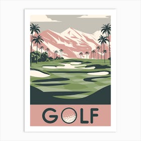 Golf Course In Palm Springs Art Print