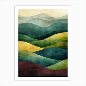 Abstract Landscape Painting 19 Art Print