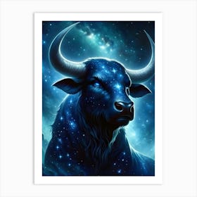 Taurus Zodiac Sign Art Print