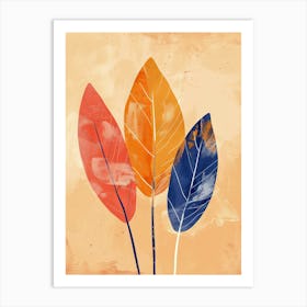 Autumn Leaves, Boho Art Print