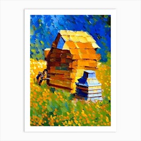 Apiculture Beehive 1 Painting Art Print