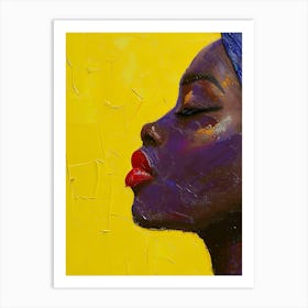 Portrait Of African Woman 1 Art Print