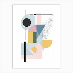 Abstract Geometric Print 4 Art Print