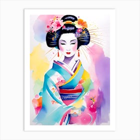 Geisha 71 Art Print