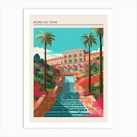 Montjuc Park Barcelona 2 Art Print