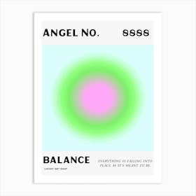 Angel Number 888 Balance Art Print