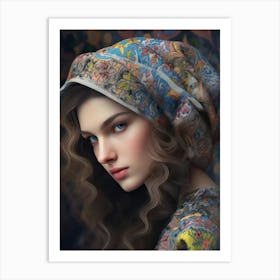 Russian Girl Art Print