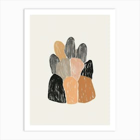 Collection Of Rocks Art Print