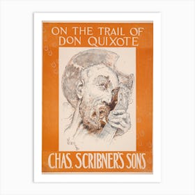 On The Trail Of Don Quixote Book Cover Poster Art Print